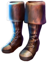 Worn Light Boots